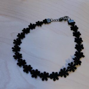 Black flower Lace Choker